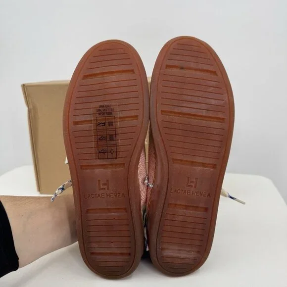 Everlane Tread Bare Sneaker size 8 Women's in Canvas/Red/Blue Lace-up Shoes - Picture 10 of 11